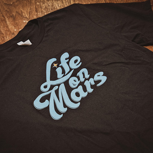 Life on Mars t-shirt in black